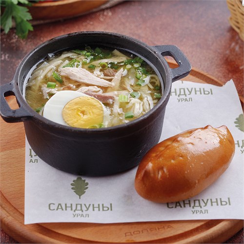 Суп из петуха с домашней лапшой 1007370 - фото 5212