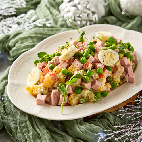 Оливье с колбасой на компанию 1007752